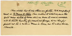 Correction 2b for page two of the introduction to Six Ghost Stories