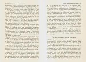 Printed history of Cabaret at Georgetown University