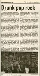 Review of Cabaret 2006 in the Georgetown Voice