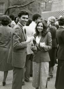 Ziad Abou Amer (Pictured on the left with Nadia Abourizk, MAAS '85)