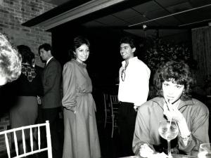 actor-screenwriter Mohsen Mohieddin, pictured on the right with CCAS Publications Manager Zeina Azzam during the event