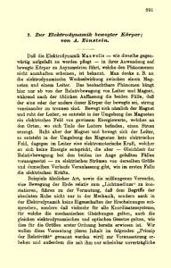1st Page of Einstein's 2nd 1905 Article