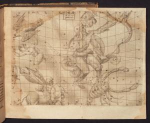 Kepler's 1606 Map of the Constellations including the Stella Nova