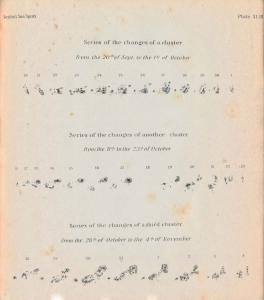 Sunspot observations made by Sestini at Georgetown