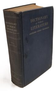 Dictionary of World Literature, edited by Joseph T. Shipley, 1943