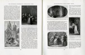 Last two pages of "The Illustrations of the 'Gothic' Novels", by Summers, printed in Connoisseur magazine, 1936