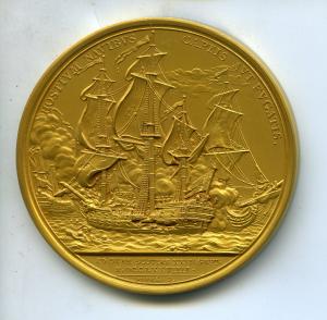 Back of John Paul Jones Medal