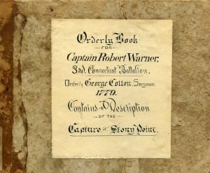Connecticut Orderly Book Stony Point