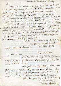 Letter from Horatio Gates to Major General Sullivan