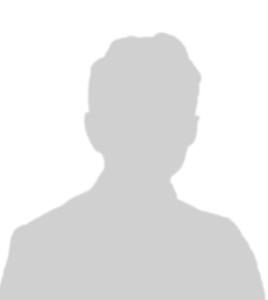 Gray silhouette of a man