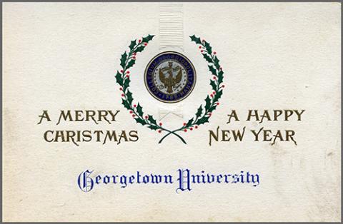 GU Holiday Card, 1921