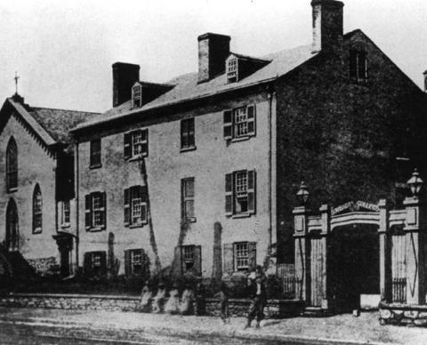 Washington Seminary, located on F Street, between 9th and 10th, NW