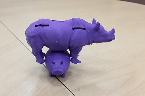 GPIA Saver purple rhino side view