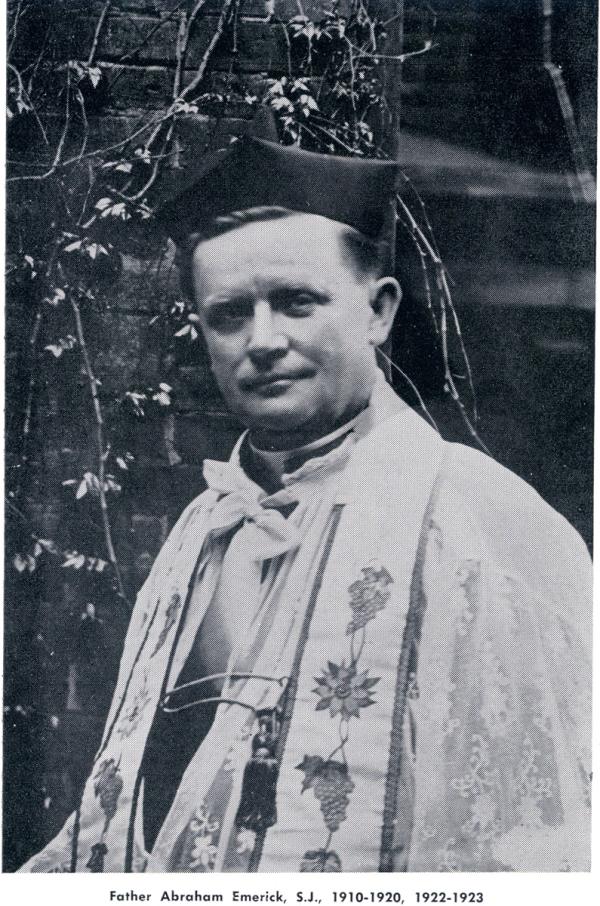 Abraham Emerick, S.J., portrait