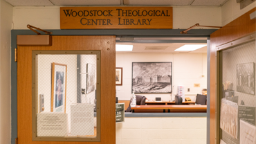 Entrance to Woodstock Theological Library