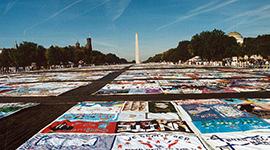 AIDS quilt in Washington DC