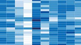 Data Visualization of eonomic freedom showing a heatmap rendered in various shades of blue