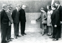 Photograph of the Library's cornerstone laying ceremony