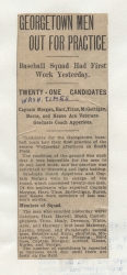 Newspaper clipping 1905