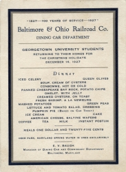Printed menu-1927