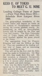 Newspaper article Hoya 1928