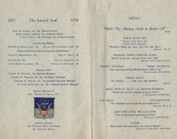 Printed menu-1934