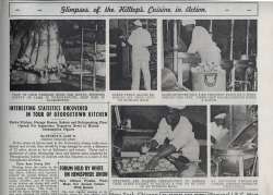 Newspaper photographs-food in The Hoya-1941
