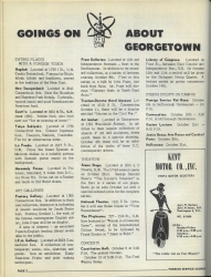 Magazine article on off-campus eateries, 1957
