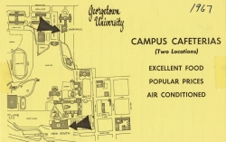 Printed campus map 1967