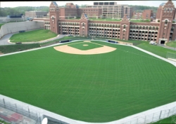 Color photograph of baseball field