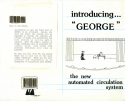 Mock-up of GEORGE brochure