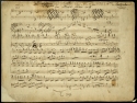 Adam music manuscript