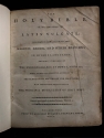 The Holy Bible, Translated from the Latin Vulgate