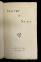 "Leaves of Grass" title page