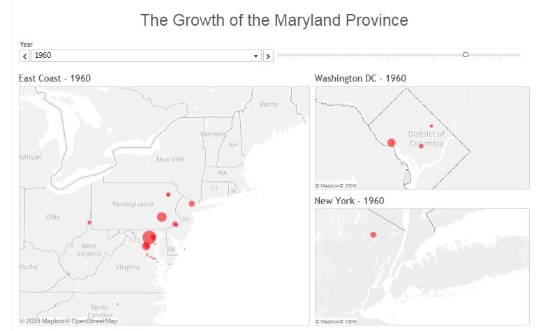 Maryland Province Growth
