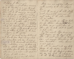 Pages 2 and 3 of handwritten student regulations