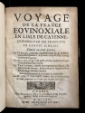 Voyage de la France equinoxiale en l'isle de Cayenne