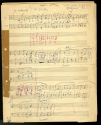 Vaughn Williams music manuscript