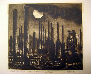 Sternberg's Bethlehem Steel in Moonlight
